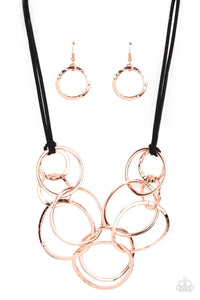 Spiraling Out of COUTURE - Copper - Paparazzi Accessories