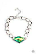 Galactic Grunge - Green - Paparazzi Accessories