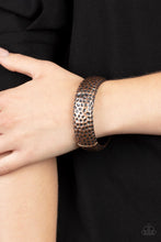 Load image into Gallery viewer, Come Under The Hammer - Copper - Paparazzi Accessories