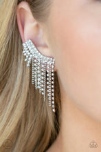 Load image into Gallery viewer, Thunderstruck Sparkle - White - Paparazzi Accessories