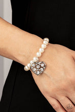 Load image into Gallery viewer, Cutely Crushing - White - Paparazzi Accessories