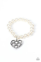 Load image into Gallery viewer, Cutely Crushing - White - Paparazzi Accessories