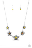 Wallflower Wonderland - Yellow - Paparazzi Accessories
