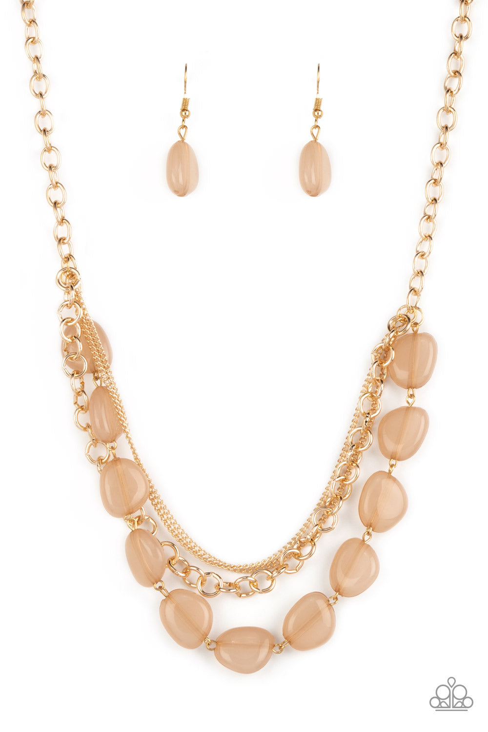 Pumped Up Posh - Gold - Paparazzi Accessories
