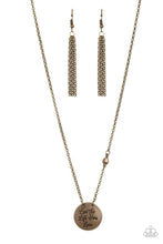 Load image into Gallery viewer, Live The Life You Love - Brass - Paparazzi Accessories