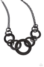 Load image into Gallery viewer, Uptown Links - Black - Paparazzi Accessories