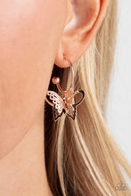Load image into Gallery viewer, Butterfly Freestyle - Rose Gold - Paparazzi Accessories