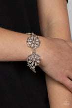 Load image into Gallery viewer, Blooming Bling - White - Paparazzi Accessories