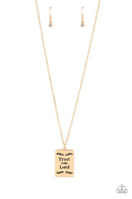 Load image into Gallery viewer, All About Trust - Gold - Paparazzi Accessories