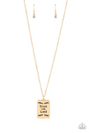 All About Trust - Gold - Paparazzi Accessories