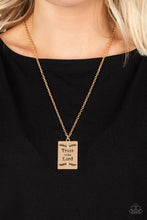 Load image into Gallery viewer, All About Trust - Gold - Paparazzi Accessories