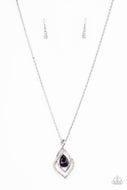 Dauntless Demure - Purple - Paparazzi Accessories