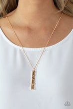 Load image into Gallery viewer, Matt 7:7 - Gold - Paparazzi Accessories