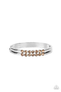 Doubled Down Dazzle - Brown - Paparazzi Accessories