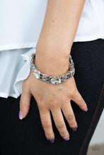 Load image into Gallery viewer, Devoted to Drama - White - Paparazzi Accessories