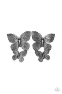 Blushing Butterflies - Silver -  Paparazzi Accessories