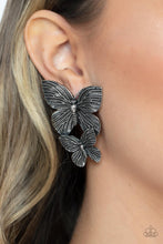 Load image into Gallery viewer, Blushing Butterflies - Silver -  Paparazzi Accessories