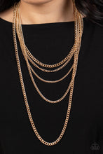 Load image into Gallery viewer, Top of the Food Chain - Gold - Paparazzi Accessories