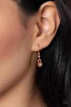 Load image into Gallery viewer, Thunderstruck Teardrops - Copper - Paparazzi Accessories