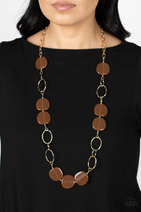 Posh Promenade - Brown - Paparazzi Accessories
