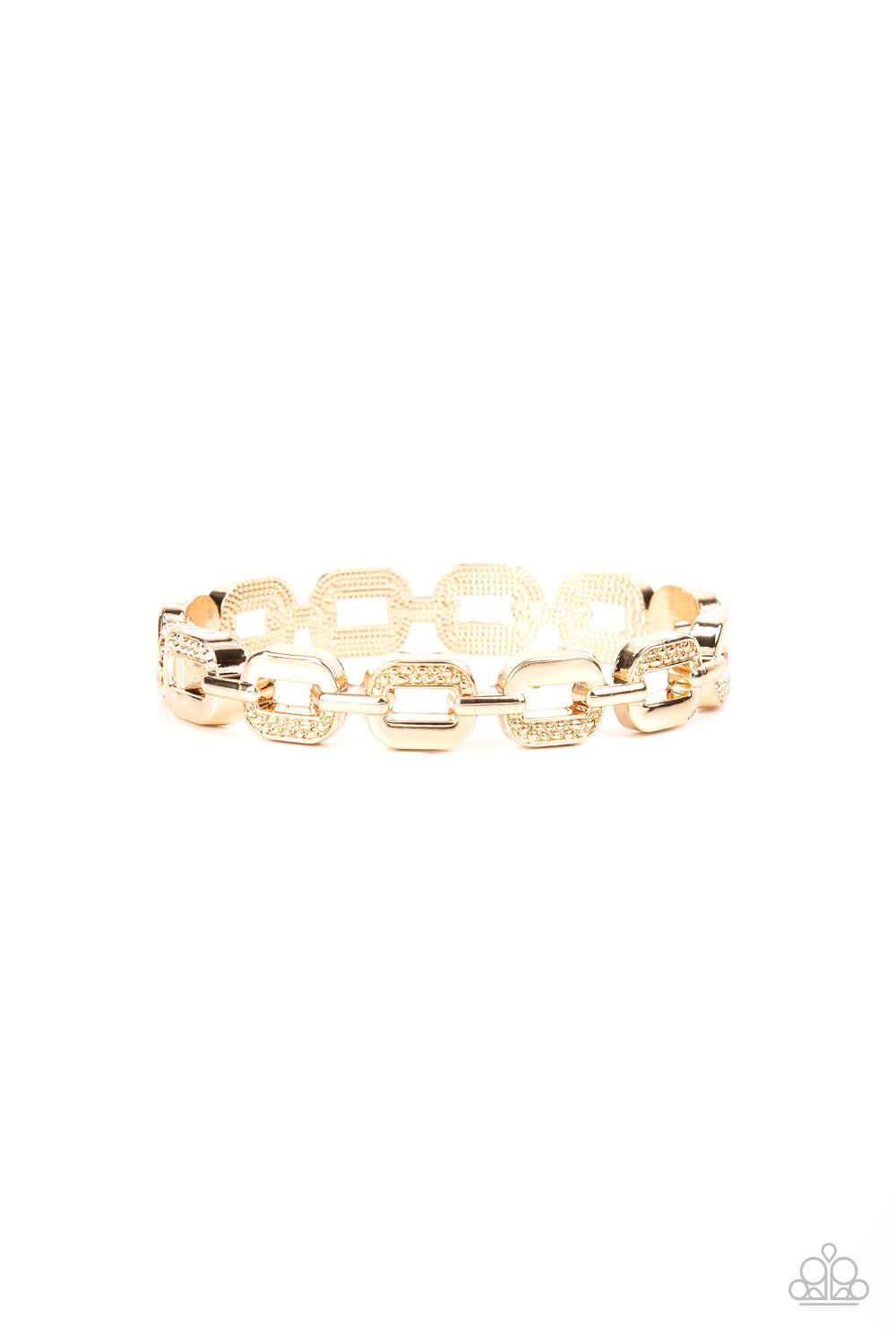 Powerhouse Plunder - Gold - Paparazzi Accessories