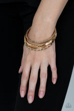 Load image into Gallery viewer, Confidently Curvaceous - Gold - Paparazzi Accessories