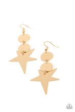 Load image into Gallery viewer, Star Bizarre - Gold - Paparazzi Accessories