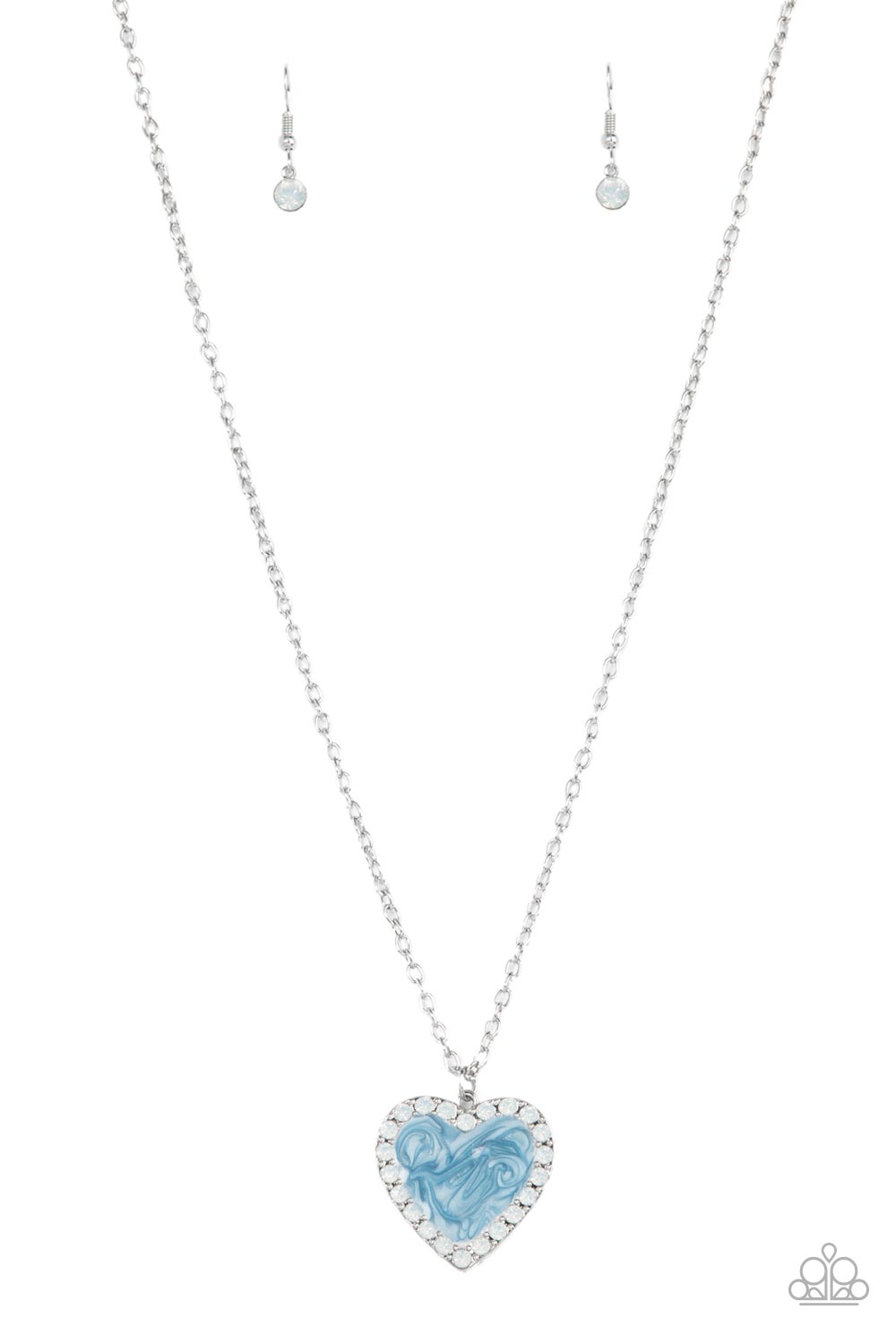 Heart Full of Luster - Blue - Paparazzi Accessories