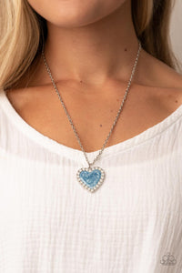 Heart Full of Luster - Blue - Paparazzi Accessories