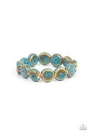 Earthy Entrada - Blue - Paparazzi Accessories