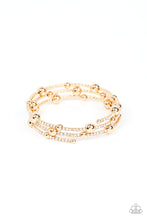 Load image into Gallery viewer, Spontaneous Shimmer - Gold - Paparazzi Accessories