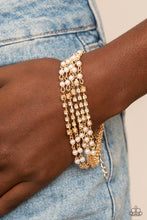 Load image into Gallery viewer, Experienced in Elegance - Gold - Paparazzi Accessories