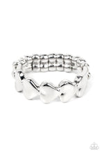 Load image into Gallery viewer, Rhythm of Love - Silver - Paparazzi Accessories