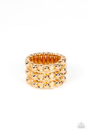 Dauntless Demeanor - Gold - Paparazzi Accessories