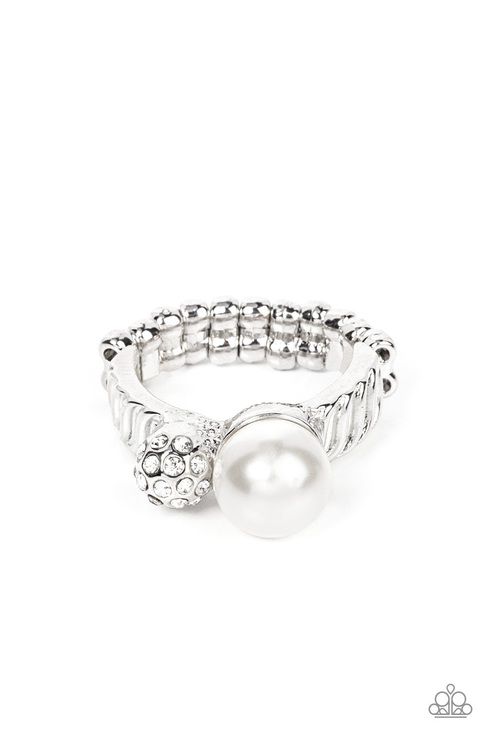 A-List Applique - White - Paparazzi Accessories