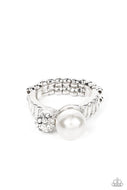 A-List Applique - White - Paparazzi Accessories