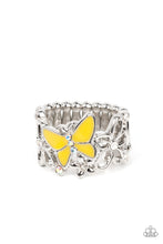 Load image into Gallery viewer, All FLUTTERED Up - Yellow - Paparazzi Accessories