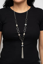 Load image into Gallery viewer, Taken with Tassels - White - Paparazzi Accessories