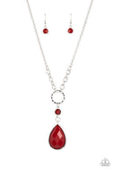 Valley Girl Glamour - Red - Paparazzi Accessories