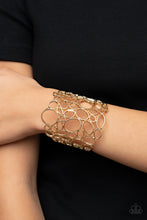 Load image into Gallery viewer, All Turned Around - Gold - Paparazzi Accessories