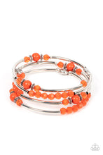 Load image into Gallery viewer, Whimsically Whirly - Orange - Paparazzi Accessories
