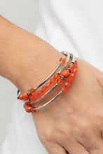 Load image into Gallery viewer, Whimsically Whirly - Orange - Paparazzi Accessories