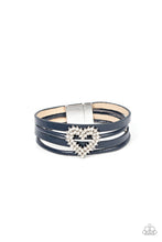 Load image into Gallery viewer, Wildly in Love - Blue - Paparazzi Accessories