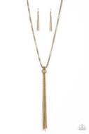 Metallic MESH-Up - Brass - Paparazzi Accessories