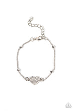 Load image into Gallery viewer, Heartachingly Adorable - White - Paparazzi Accessories