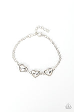 Load image into Gallery viewer, Little Heartbreaker - White - Paparazzi Accessories