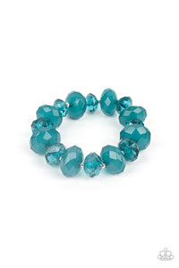 Happy-GLOW-Lucky - Keep GLOWING Forward - Blue - Paparazzi Accessories