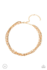 Glitter and Gossip - Gold - Paparazzi Accessories