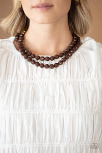 Greco Getaway - Grecian Glamour - Brown - Paparazzi Accessories