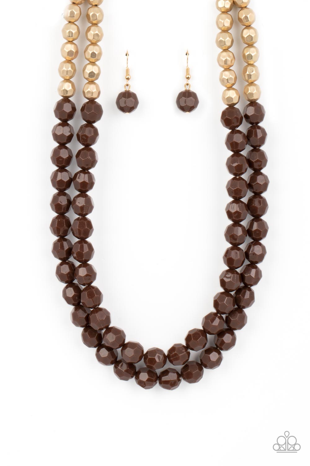 Greco Getaway - Grecian Glamour - Brown - Paparazzi Accessories